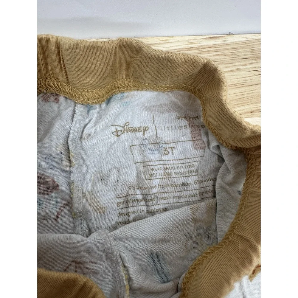 Little Sleepies Disney Simba's OG Lion King Pants T-Shirt Set Pajama Size 3T